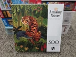 Buffalo Amazing Nature Asia Orlando Tiger Crocodile 500PC Puzzle Free Ship Add. Fixed Price $6.99.