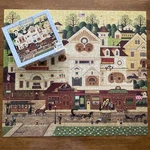 Charles Wysocki 1000 Piece Jigsaw Puzzle Derby Square Milton Bradley 2006. Fixed Price $29.99.