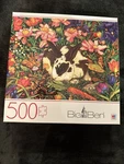 Milton Bradley Easter Garden Bunnies 500-PIECE 24 X18 Big Ben Puzzle Mint. Fixed Price $7.99.