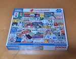 White Mountain Love Baseball 1000-PIECE Jigsaw Puzzle. Fixed Price $10.00.