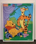 Vtg Disney's Pooh & Tigger Sunny Day Playskool 9 Piece Wooden Puzzle #674-01 -v. Fixed Price $12.97.