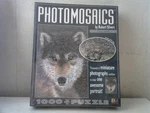 Buffalo Games Grey Wolf Photomosaics 1000 Piece 27" X 20" Puzzle. Fixed Price $24.99.