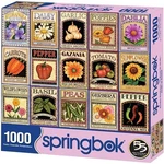 New Springbok 1000 Piece Jigsaw Puzzle Garden Goodness Flowers Vegetables! Cute!. Fixed Price $34.99.