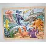 Melissa & Doug Fresh Start Under The Sea 24 Piece Wooden Jigsaw Puzzle CC17157. Fixed Price $12.00.