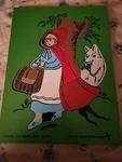 Vintage Judy Instructo Wooden Tray Puzzle Red Riding Hood Fairy Tale. Fixed Price $12.00.