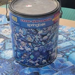 Springbok Paint Can Family Puzzle Presenting Blue PZL4601 Read, See Photos. Fixed Price $13.95.