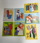 7 Vtg Puzzles Cokesbury By Judy/instructo Wooden Religious Christian Preschool. Fixed Price $120.00.