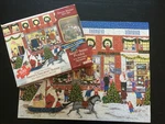 Briarpatch Santa's Sailboat Sleigh Jigsaw Puzzle Christmas 500 Pcs Plus Ornament. Fixed Price $17.99.