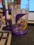 Minnesota Vikings Duckhouse Crystal Freezer Mug Very Good. Fixed Price $14.99.
