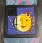 Vintage 1993 Damert Slide Puzzle Celestial Sun & Glow The Dark Moon!. Fixed Price $19.99.