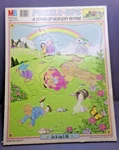 Vintage 1988 Milton Bradley Puzzle Ups Stand Nursery Rhyme Jack & Jill. Fixed Price $10.00.