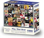 Springbok Majestic Value 1000 Piece Jigsaw Puzzle Music Album Covers Collage. Fixed Price $12.00.