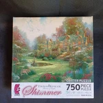 Ceaco Thomas Kinkade Gardens Beyond Spring Gate 750 Piece Shimmer Puzzle New. Fixed Price $17.00.