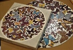 1977 Wings Of Fancy Round Jigsaw Puzzle Butterfly Patrick Carey Eaton 500+PC. Fixed Price $52.98.