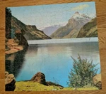 Perfect Picture Puzzle 21.5" X 19.5" Peaceful Lake 500 Interlocking Pieces PS1. Fixed Price $10.20.