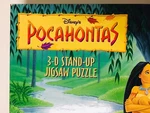 Vintage Disney Pocahontas Movie 3D Stand Up Jigsaw Puzzle New Parker Brothers. Fixed Price $29.99.