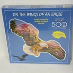 Fx Schmid On The Wings Of An Eagle Shaped Jigsaw Puzzle. 500 Pieces. Bald. Fixed Price $19.99.