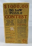 Vintage 1933 "untitled" Jigsaw Contest Puzzle, Fawcett Publication. Fixed Price $8.99.