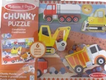 Melissa & Doug Fresh Start Construction Chunky 6 Piece Wood Puzzle Sealed ... Fixed Price $9.95.