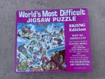 Worlds Most Difficult Jigsaw Puzzle Skiing Edition Buffalo Games 1991. Fixed Price $9.99.
