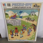 New Vintage Humpty Dumpty Puzzle Ups 1988 Stand Nursery Rhyme Tray Ages 3-5. Fixed Price $18.00.