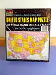 Selchow & Righter Us Map Puzzle 63 Pcs Official Rand Mcnally 14"X21". Fixed Price $9.99.