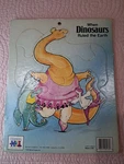 Vintage 1987 Warren When Dinosaurs Ruled The Earth Ballet Puzzle Toy Ballerina. Fixed Price $5.00.