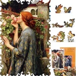 Wooden Jigsaw Puzzle For Adults By Foxsmartbox - 200 Pcs The Soul Of Rose. Fixed Price $59.99.