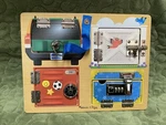 Melissa And Doug Latches Locks Board Wooden Puzzle. Fixed Price $18.50.