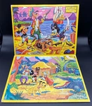 Vintage Jaymar Walt Disney Inlaid Tray Puzzle Pirate Safari Mickey Goofy Pluto. Fixed Price $12.00.