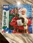 Springbok Family Jigsaw Puzzle - Santa's Magic Bag New Sealed 400 Pieces. Fixed Price $13.99.