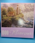 New Roseart Masterworks 1000 Piece Jigsaw Puzzle Peace In The Storm Lighthouse. Fixed Price $5.99.