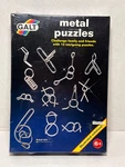 Vintage Metal Puzzles By Galt Toys - 12 Original Box & Solutions New. Fixed Price $24.95.
