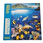 Springbok Ocean Of Paradise 1500 Pc Puzzle Christian Riese Lassen Colorful Fish. Fixed Price $33.33.