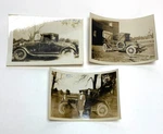 Three (3) 1920S Antique Real Photographs Car Automobile Vehicles Ford. Fixed Price $25.99.