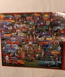 History Of Cars 500 Pc. Puzzle Set Toy By Artist Eric Dowdle 16 X 20" Used. Fixed Price $9.99.
