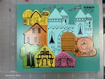 Playskool Fairy Tale Town Look Inside Wooden Puzzle 320-06 Kids Ages 3-6. Fixed Price $20.00.