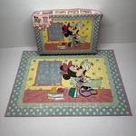 Vintage Disney Minnie Mouse Me Going To School 100PC Jigsaw Puzzle Jaymar. Fixed Price $8.99.