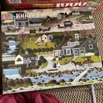 Charles Wysocki 1000 Pc Puzzle Crickethawk Harbor 4679-25 Complete. Fixed Price $10.46.