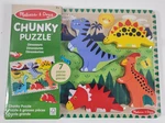 Nip Melissa & Doug Chunky Dinosaurs Puzzle Ages 2+ Factory Sealed. Fixed Price $7.99.