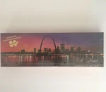 Saint Louis Gateway To The West Sealed 500 Pc Panoramic Puzzle 12X36" Impact. Fixed Price $21.99.