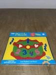 Vintage Lauri Textured Crepe Foam Rubber Birthday Cake Puzzle Sealed 8.5X12 W. Fixed Price $25.00.