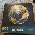 Springbok By Hallmark Planet Earth 2000 Piece Jigsaw Puzzle 34 X 42.5. Fixed Price $15.00.
