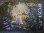 Educa Dragon Princess And Unicorn 1500 Pc Jigsaw Puzzle New Box 2018. Fixed Price $25.00.