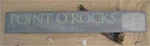Point O' Rocks, Florida - Hand Painted Wooden Sign Huge. Fixed Price $119.20.