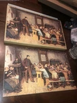 Vintage Wooden Jigsaw Puzzle, Complete, Swiss Made Penelope 250 Pieces. Fixed Price $49.33.
