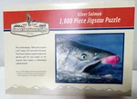 Eagle Claw Silver Salmon 1000 Piece Jigsaw Puzzle 27X20 Complete!. Fixed Price $9.95.