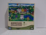 Americana Collection Balloon Over The City 500 Piece Puzzle Steve Klein. Fixed Price $15.99.