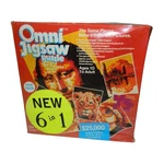 Omni Jigsaw Puzzle Vintage New 1985 6 Almond Toys Pixel 80S Old Stock. Fixed Price $37.99.
