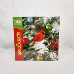 Springbok Christmas Cardinal Jigsaw Puzzle 1000 Pieces 24" X 30" New Sealed. Fixed Price $21.99.